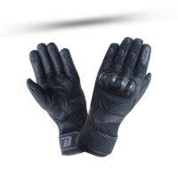 Guantes de cuero travel II negro
