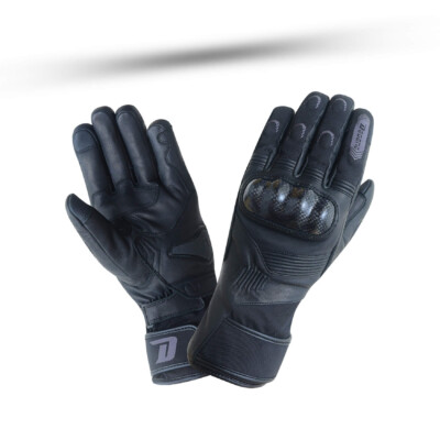 Guantes de cuero travel II negro