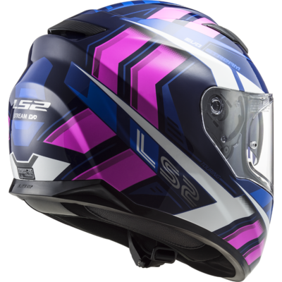 LOOP FF320 stream road touring casco integral black fluo pink