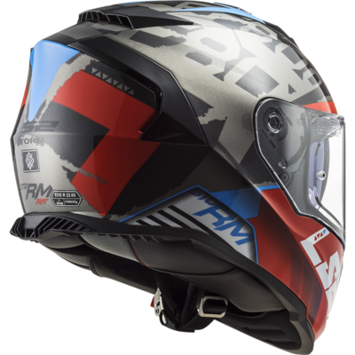 SPRINTER FF800 strom casco integral black red titanium