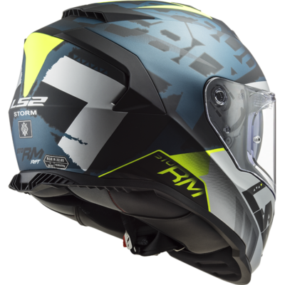 SPRINTER FF800 strom casco integral matt black silver cobalt