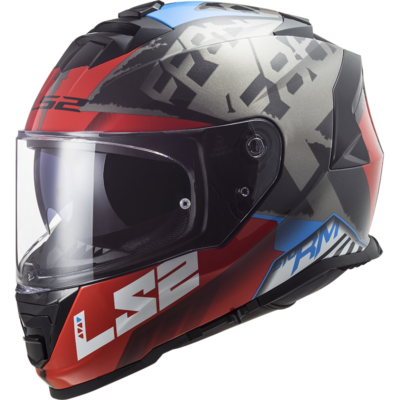 SPRINTER FF800 strom casco integral black red titanium