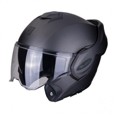 EXO-TECH Casco convert/abatible flip negro mate