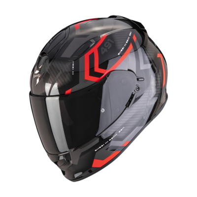 Exo-491 casco integral scorpion Spin rojo