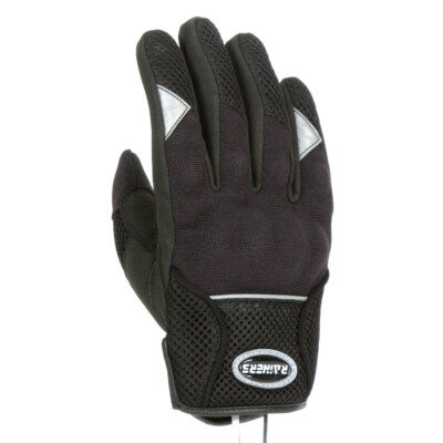 Guantes SIROCCO microfibra tejido verano negro rainers