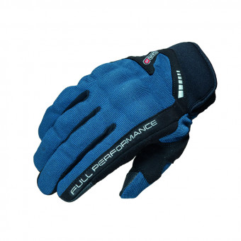 Guantes garibaldi X-SCAPE tejido elástico Spandex verano man azul