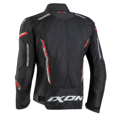 Chaqueta  STRIKER perforado verano negro/rojo/blanco ixon