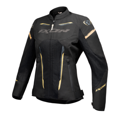 Chaqueta  STRIKER perforado verano LADY negro/antracita/oro ixon