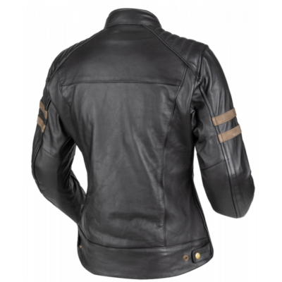 Legend chaqueta de piel para moto con protecciones negro Mujer (lady)