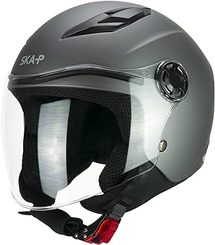 2MHA mono casco jet SKA-P juvenil antracite