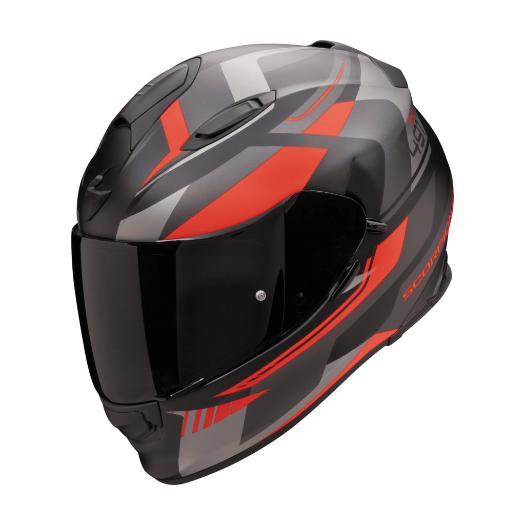 Exo-491 casco integral scorpion Abilis rojo/negro