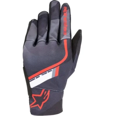 Guantes REEF alpinestar negro gris rojo