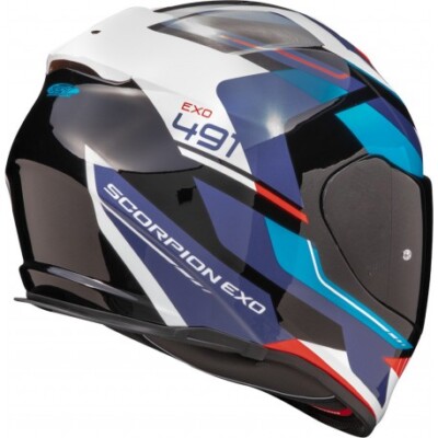 Exo-491 casco integral scorpion Abilis azul