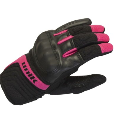 Guantes C-88 verano negro fucsia lady unik