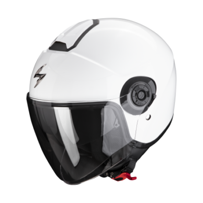 Casco jet EXO CITY II blanco scorpion