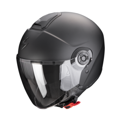 Casco jet EXO CITY II negro mate scorpion