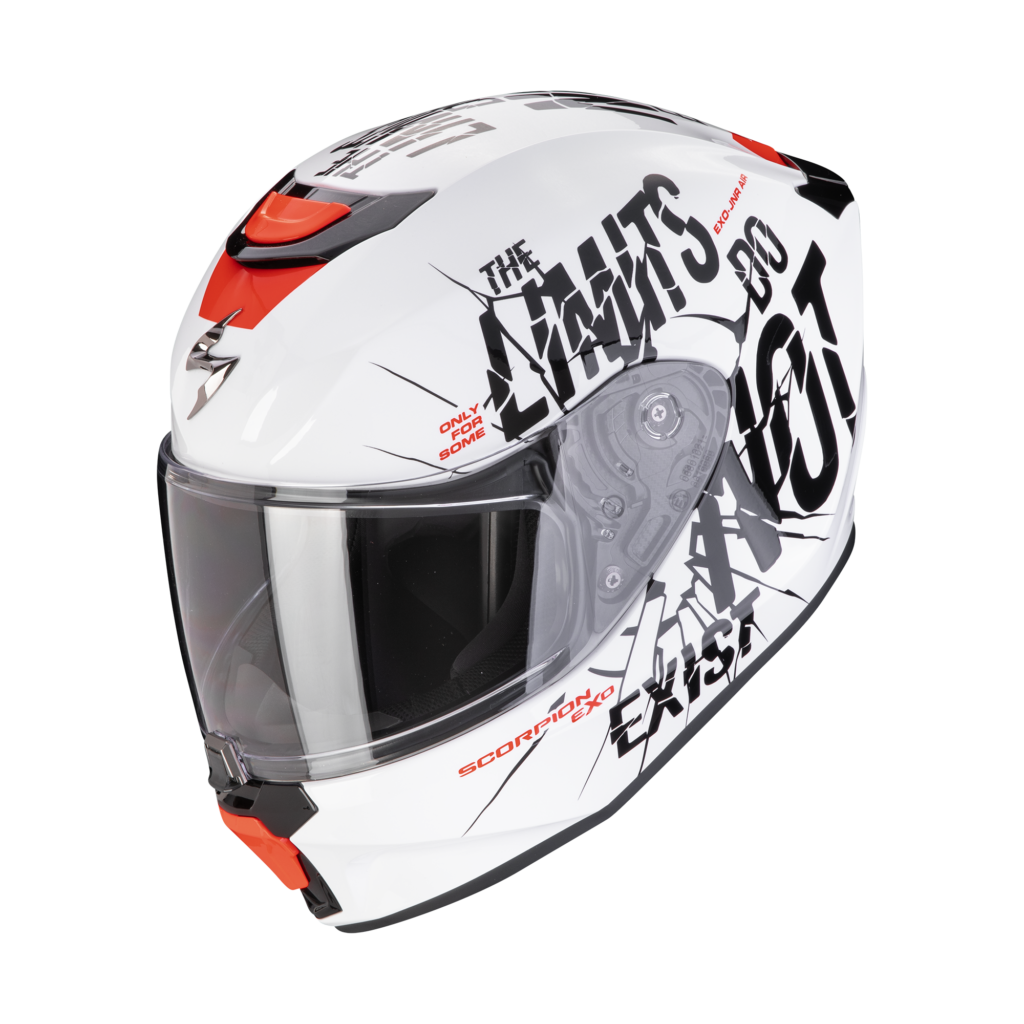 Casco integral EXO-JNR boum blanco negro