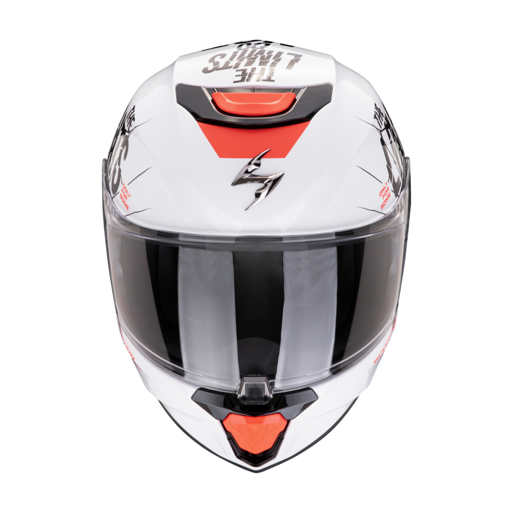 Casco integral EXO-JNR boum blanco negro