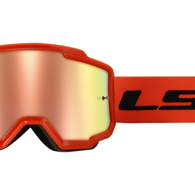 Gafas Charger ls2 IRIDIUM VISOR naranja motocross