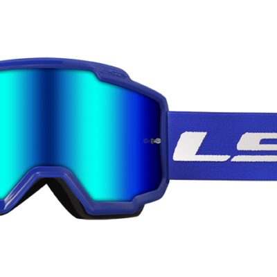 Gafas Charger ls2 IRIDIUM VISOR azul motocross