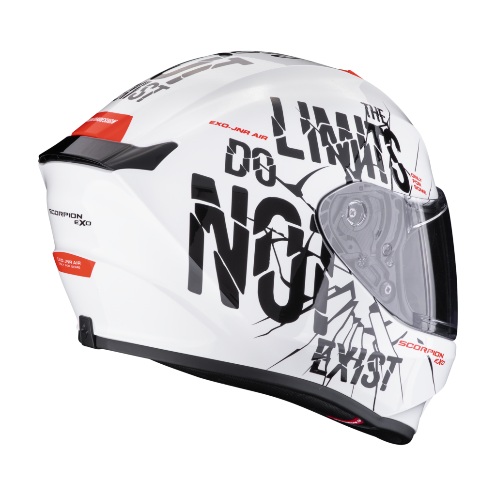 Casco integral EXO-JNR boum blanco negro