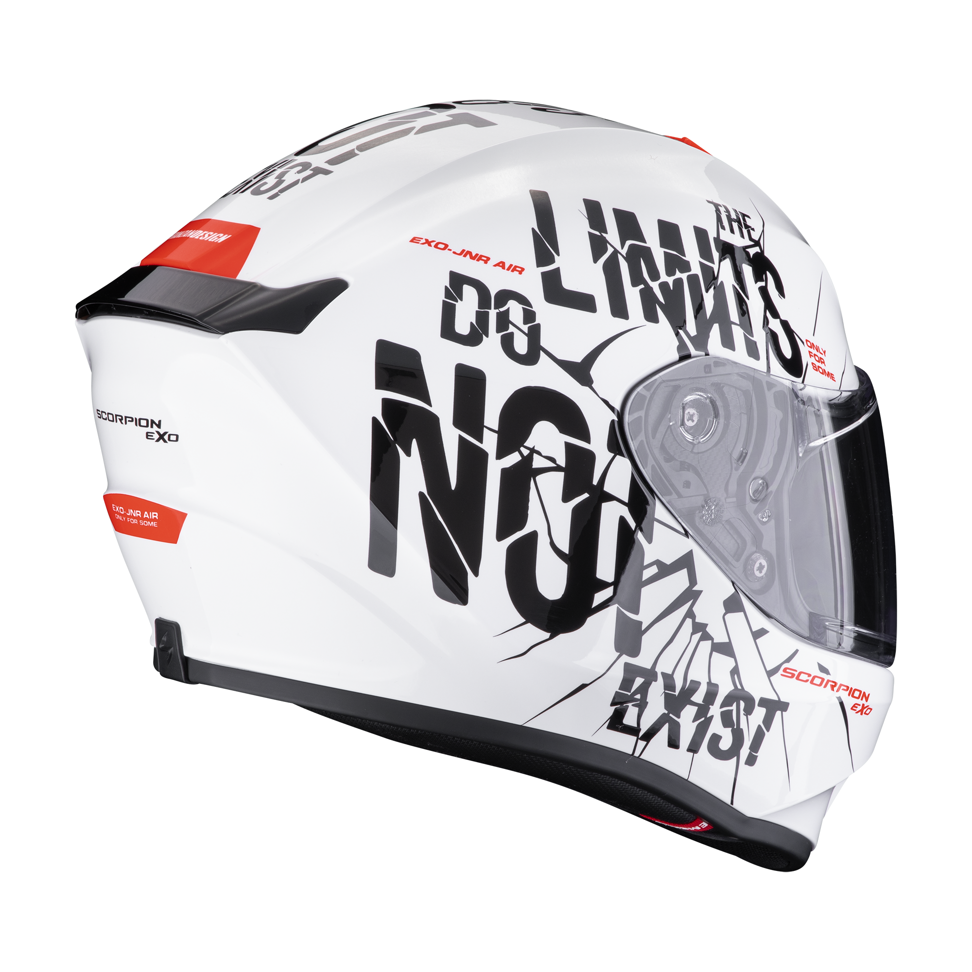 Casco integral EXO-JNR boum blanco negro